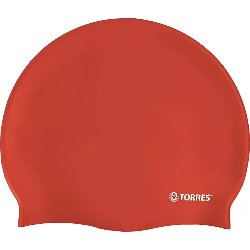 Реальное фото Шапочка для плавания Torres No Wrinkle силикон красный SW-12203RD от магазина СпортЕВ