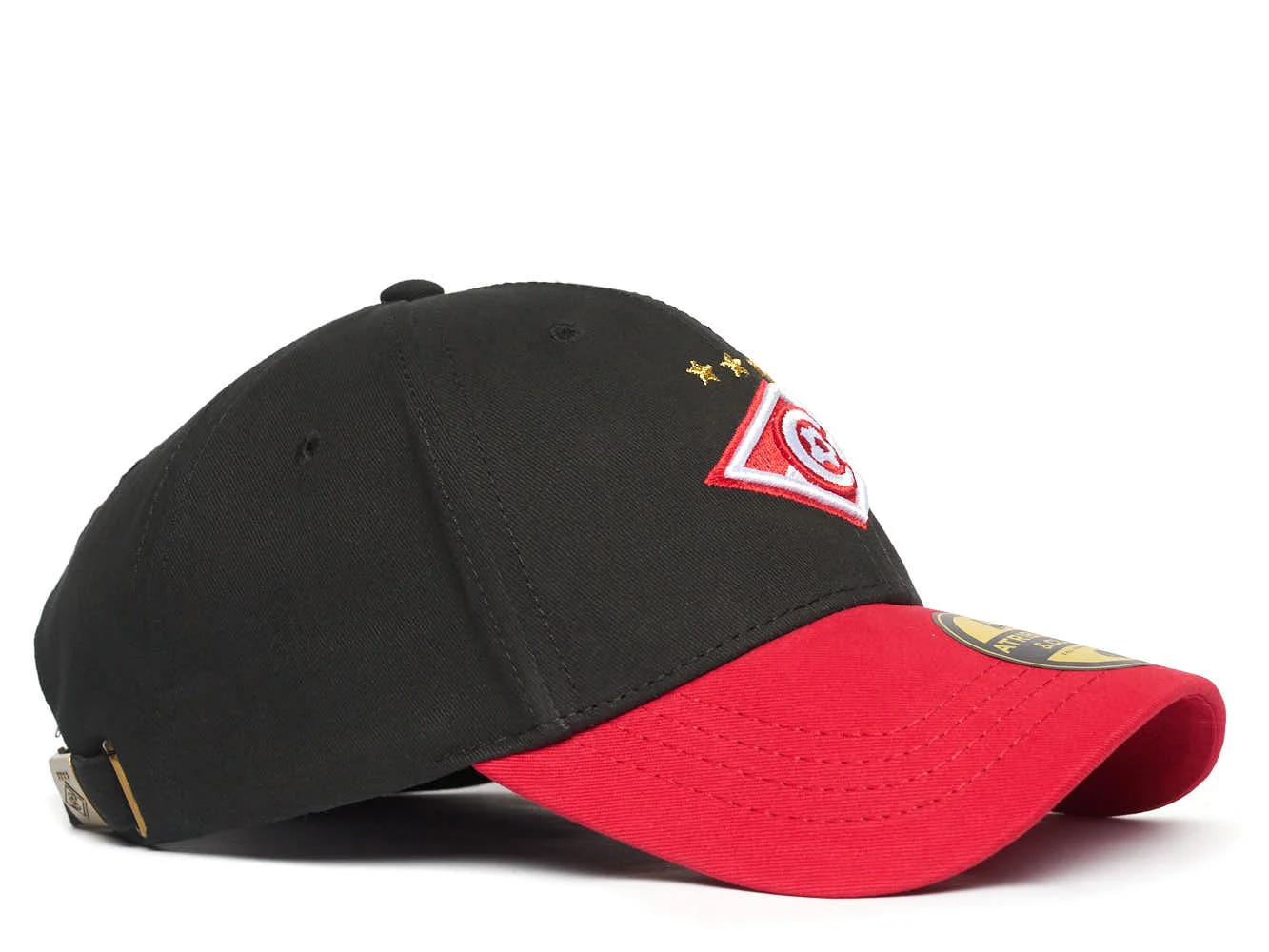 Реальное фото Бейсболка ФК Спартак черная р.55-58 120363 от магазина Спортев