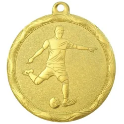 Медаль MZ 72-50/G футбол (D-50 мм, s-2 мм)
