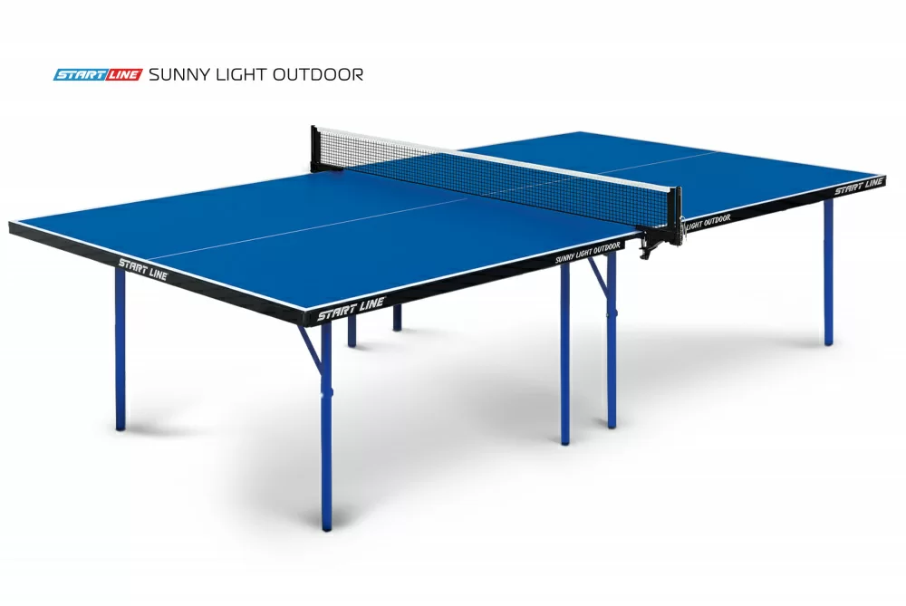 Реальное фото Теннисный стол Start Line Sunny Light Outdoor blue от магазина СпортЕВ