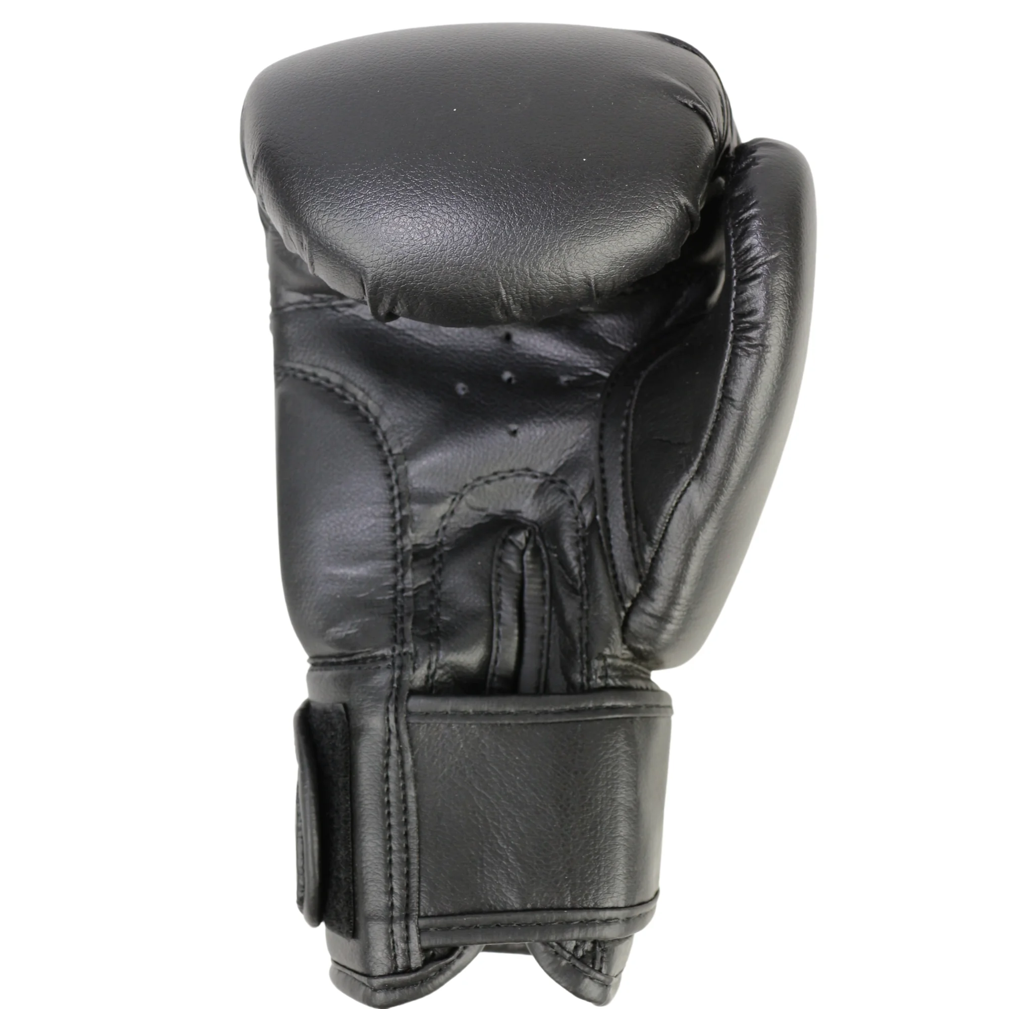 Реальное фото Перчатки боксерские OxxFire Start черные 4492 от магазина Спортев