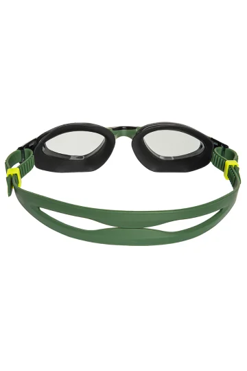 Реальное фото Очки для плавания Mad Wave Swim guard хаки M0424 17 0 23W от магазина Спортев