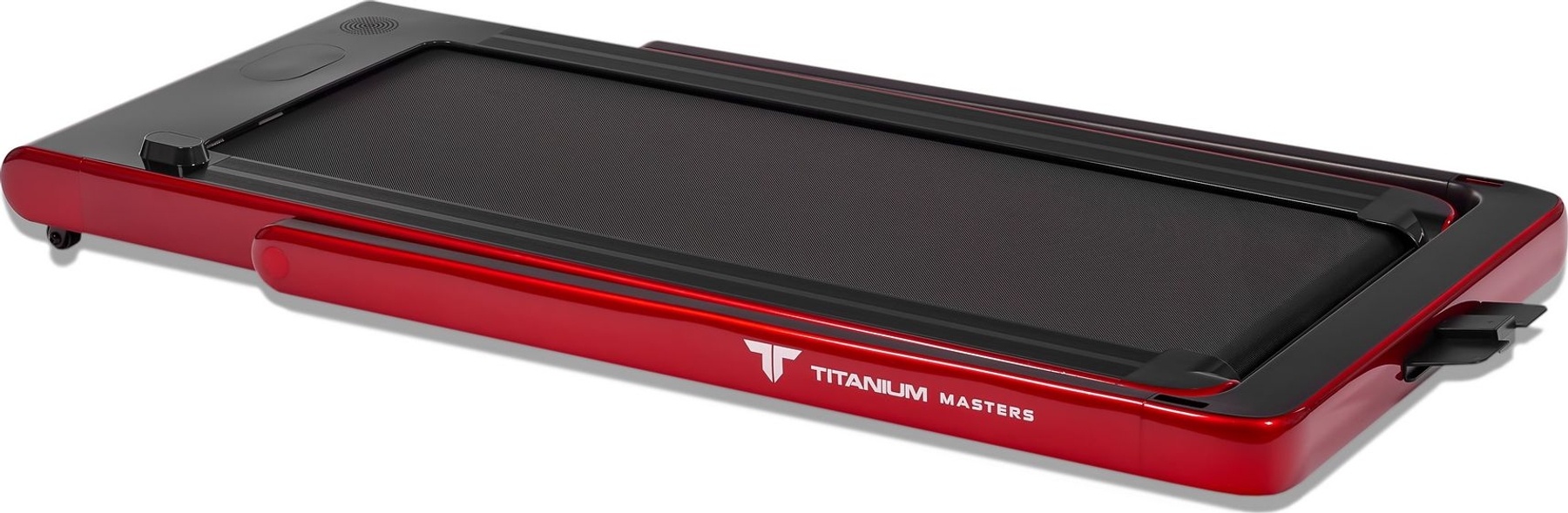 Реальное фото Беговая дорожка Titanium Masters Slimtech C10, красная от магазина СпортЕВ