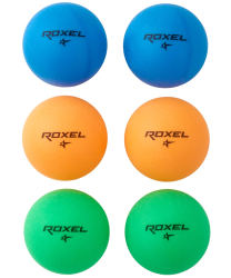 Мяч для настольного тенниса Roxel 1* Color Bounce цветной (1 шт) 2303