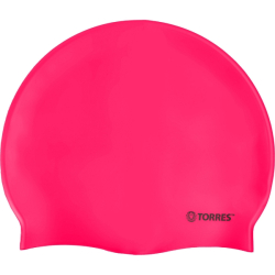 Шапочка для плавания Torres Flat силикон розовый SW-12201PK