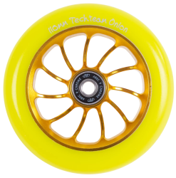 Колесо для самоката TechTeam X-Treme 110 мм Форма Onion желтый