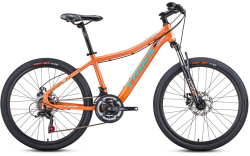 Велосипед TRINX N104 24" голубой/синий/оранжевый