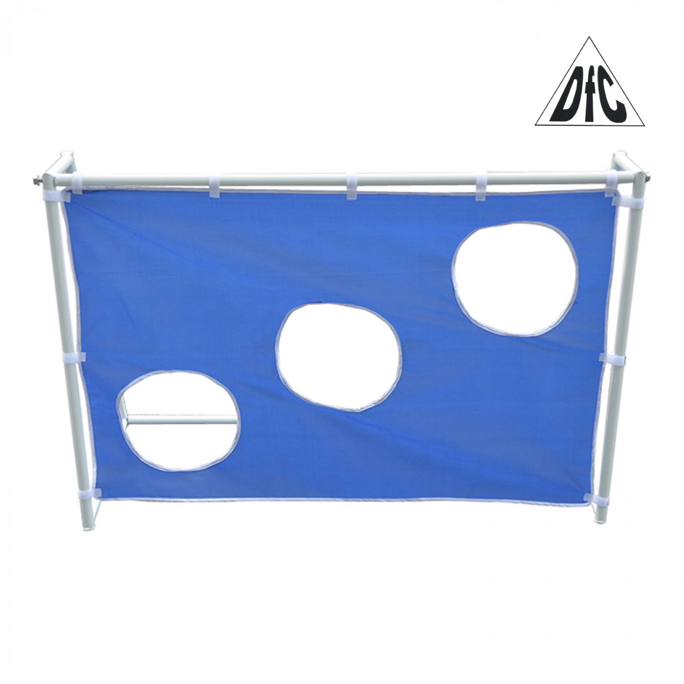 Реальное фото Ворота игровые DFC  GOAL240T 240x150x65cm  с тентом для отрабатывания ударов от магазина Спортев