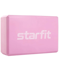 Блок для йоги StarFit YB-200 EVA 22.5х8х15 см розовый пастель 18924