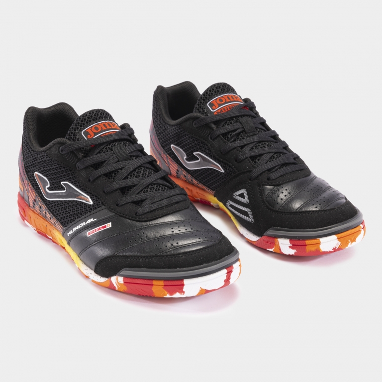 Бутсы Joma Mundial Indoor чер/оранж MUNW2401IN Реальное фото Бутсы Joma Mundial Indoor чер/оранж MUNW2401IN от магазина Спортев