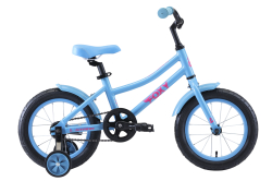 Велосипед Stark Foxy 14 Girl (2020) бирюзовый/розовый