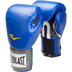 Перчатки боксерские Everlast Pro Style Anti-MB PU тренировочные синие 2210U/2212U/2214U