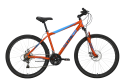 Велосипед Stark Outpost 27.1 D (2023) оранжевый/голубой/синий