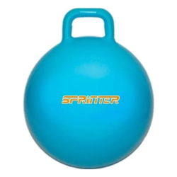 Мяч-попрыгун 50 см SPRINTER с ручками голубой 01234