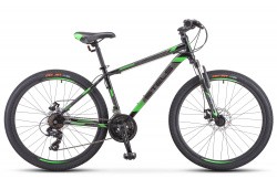 Велосипед Stels Navigator-500 D 26" (2020) черный/зеленый F010