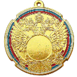 Медаль MD Rus.70/G (D-70 мм, D-25 мм, s-3 мм)
