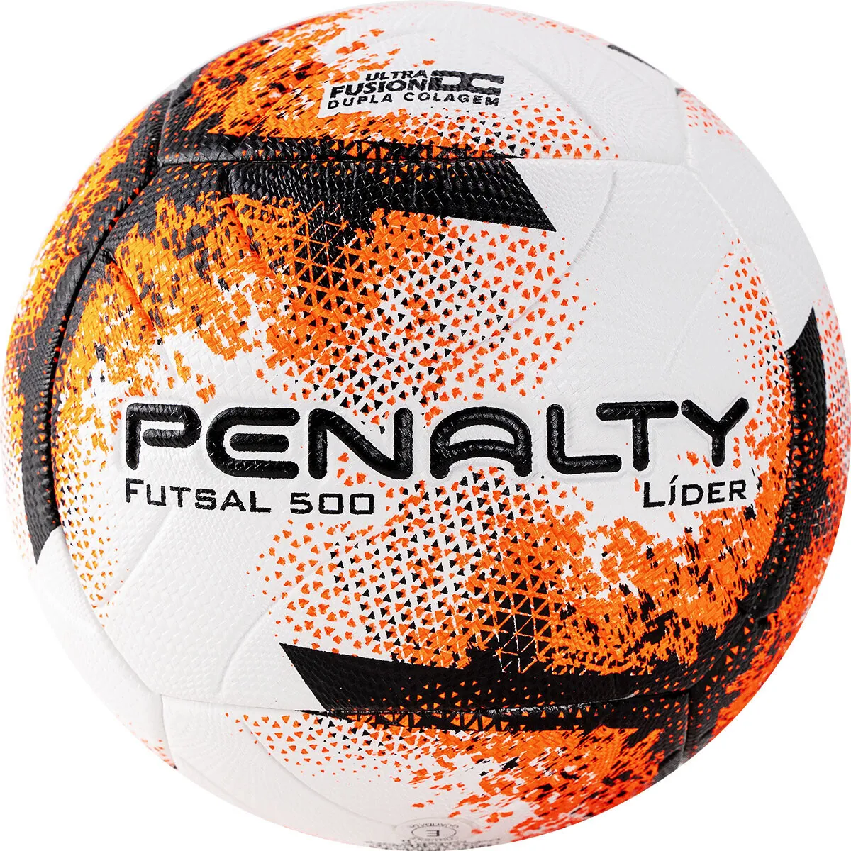 Реальное фото Мяч футзальный Penalty Futsal 500 Lider XXI №4 бело-оранжево-черный 5213061710-U от магазина СпортЕВ