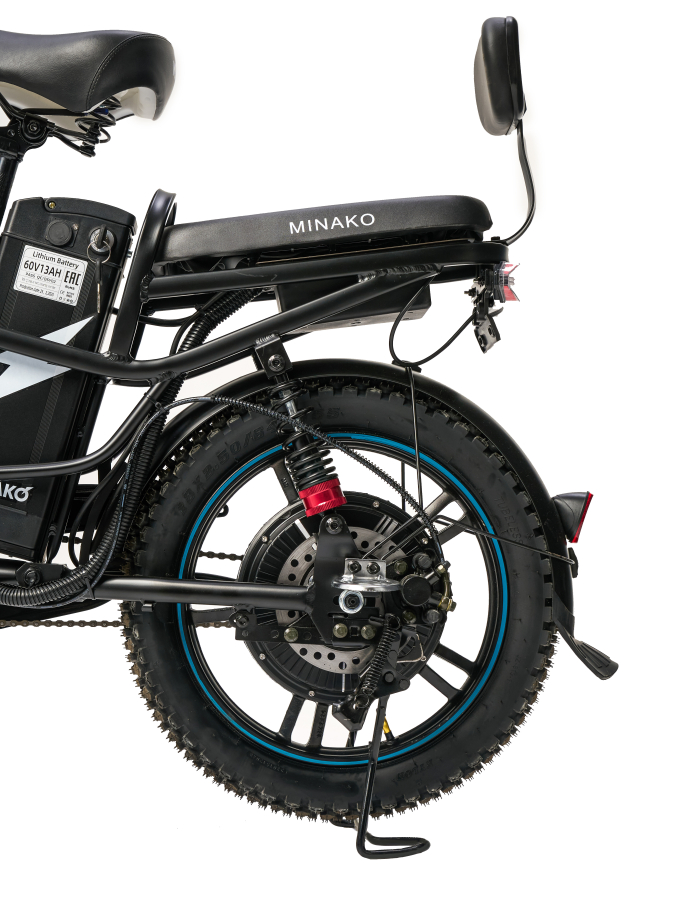 Реальное фото Электровелосипед Minako V8 PRO 60v 13ah от магазина Спортев