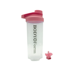 Шейкер BodyForm 700 мл с шариком, розовый SHB03-700PINK