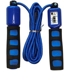 Скакалка 2.8 м со счетчиком E32627-1 синяя 10019924