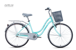 Велосипед TRINX Cute 2.0 24 серый/синий/фиолетовый/коричневый