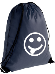 Рюкзак для обуви Смайл со световозвр. аппликацией 36х48см черный 333-247