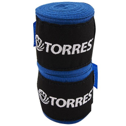 Бинты боксерские 3.5 м хлопок/эластан Torres синие PRL62017BU