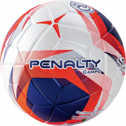 Мяч футбольный Penalty Bola Campo S11 Torneio №5 PU термосшивка бело-синий-красный 5212871712-U