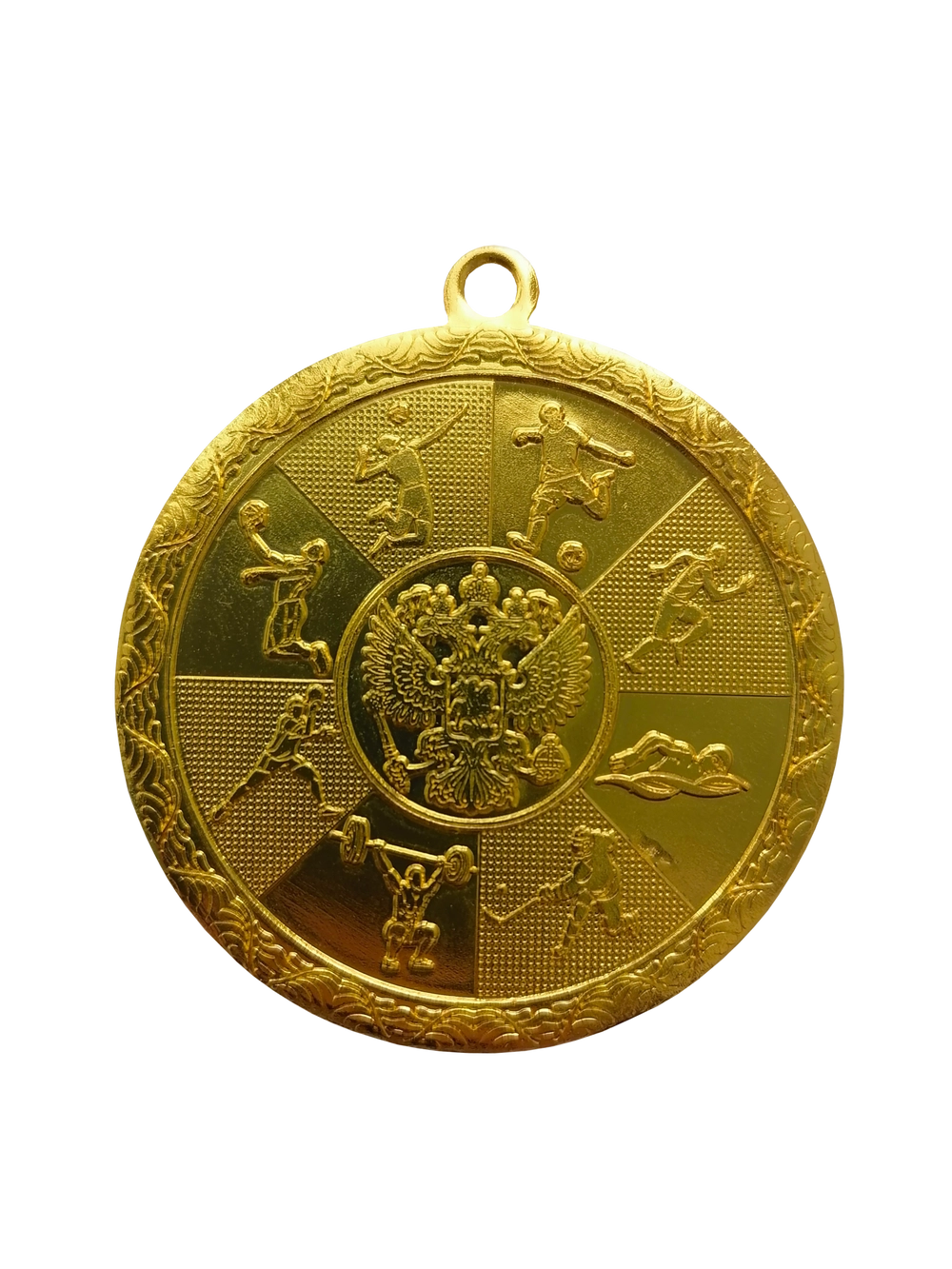 Реальное фото Медаль АТ510 d-50 мм от магазина Спортев