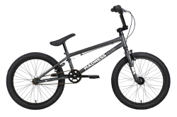 Велосипед Stark Madness BMX 1 (2022) темно-серый/серебристый