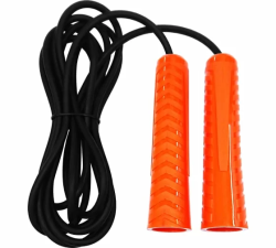 Скакалка 3 м Fortius ручки пластиковые трос ПВХ оранжевая F210401-3DO