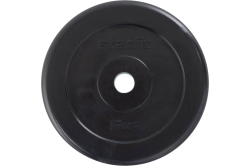 Диск d 26 StarFit BB-202 черный обрезиненный стальная втулка 5 кг 18806