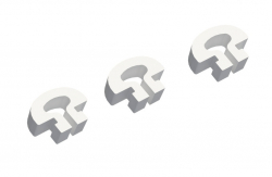 Комплект держателей (клипс) для сетки №2 (25 шт)