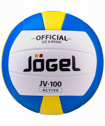 Мяч волейбольный Jogel JV-100 синий/желтый 19883