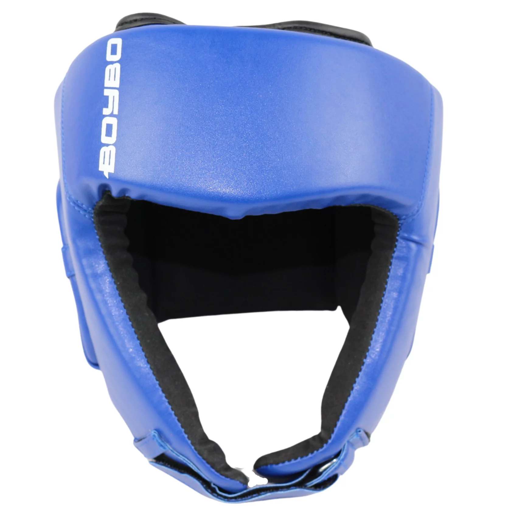 Реальное фото Шлем боксерский BoyBo Titan одобрен ФРБ, синий IB-24 от магазина СпортЕВ