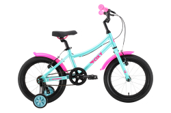 Велосипед Stark Foxy 16 Girl (2022) бирюзовый/розовый