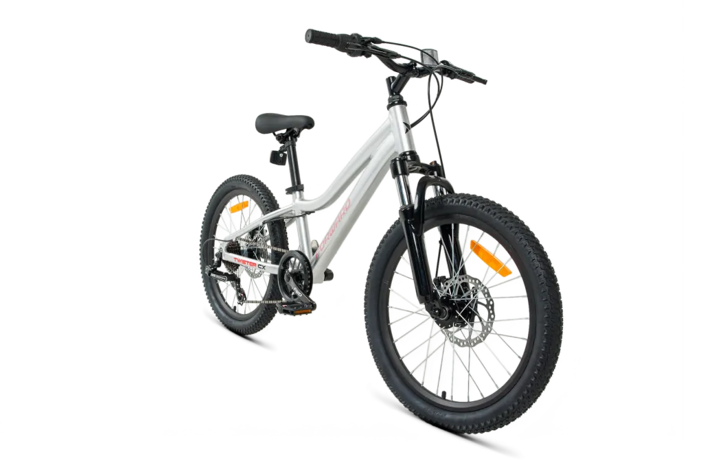 Реальное фото Велосипед Forward Twister CX 20 (2026) серебристый от магазина Спортев