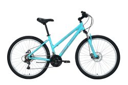 Велосипед Stark Luna 26.1 D (2022) голубой-оранжевый