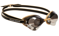 Очки для плавания Mad Wave Turbo Racer II Mirror стартовые beige M0458 07 0 14W
