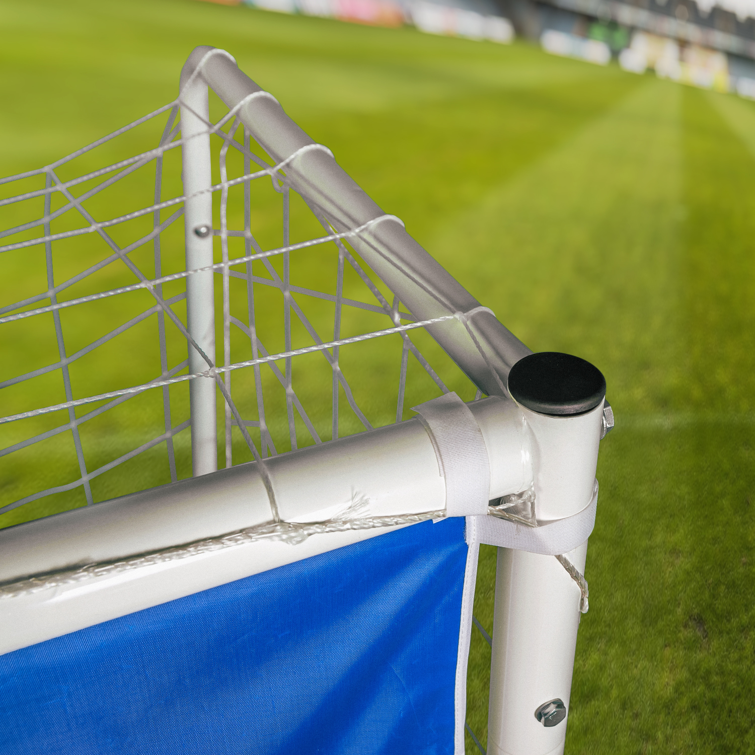 Реальное фото Ворота игровые DFC  GOAL240T 240x150x65cm  с тентом для отрабатывания ударов от магазина Спортев