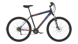 Велосипед Black One Onix 27.5 D (2022) черный/оранжевый/синий