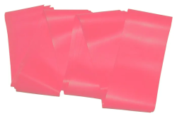 Эспандер ТПЕ лента 400х7.5х0,035 см HKRB6003-6 розовая, низкая нагрузка
