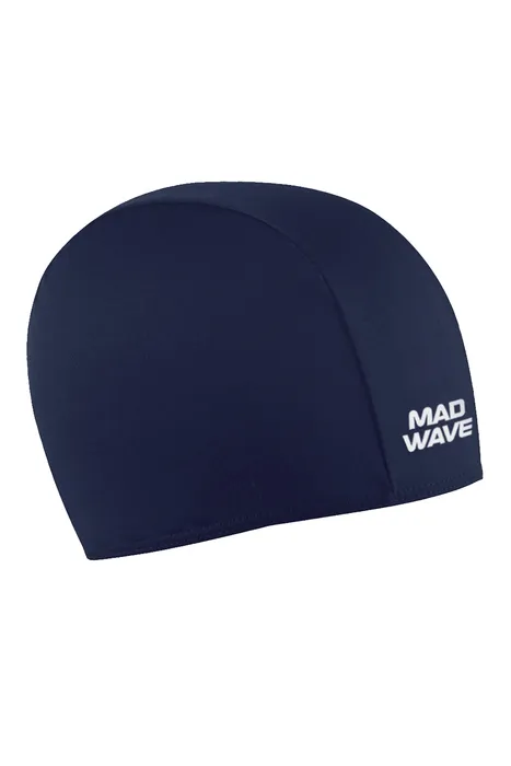 Реальное фото Шапочка для плавания Mad Wave Poly II navy M0521 03 0 03W от магазина СпортЕВ