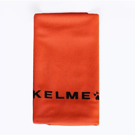 Реальное фото Полотенце Kelme Sports Towel 30*110 см полиэстер оранжевый K044-808 от магазина СпортЕВ