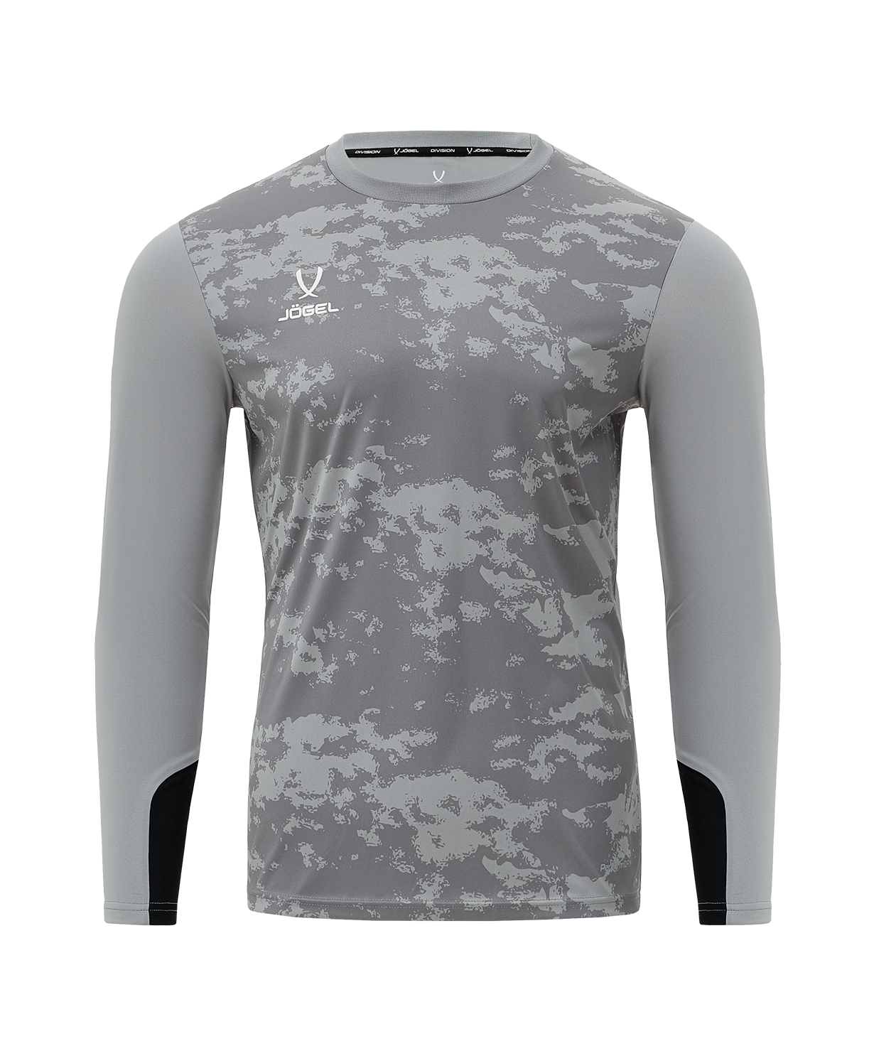 Реальное фото Свитер вратарский PerFormDRY SPLASH GK Jersey, серый Jögel от магазина Спортев