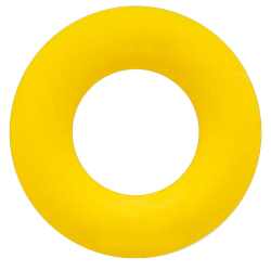 Эспандер-кольцо кистевой 20 кг матовый желтый ЭК-М-20