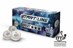 Мяч для настольного тенниса Start Line Expert V40+ 3* (1 шт) 8334