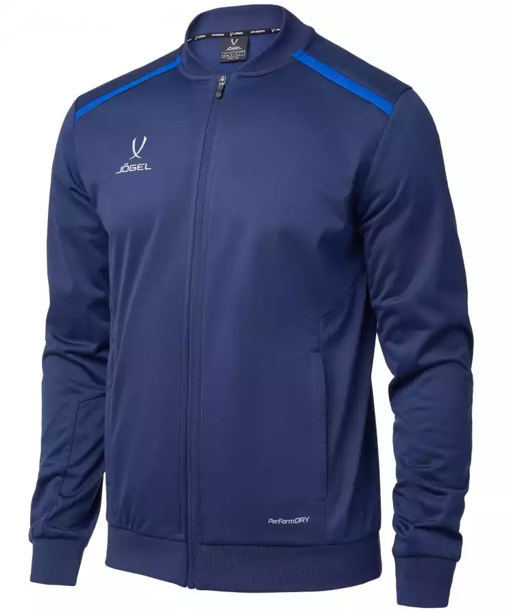 Реальное фото Олимпийка Jogel DIVISION PerFormDRY Pre-match Knit Jacket темно-синий от магазина СпортЕВ