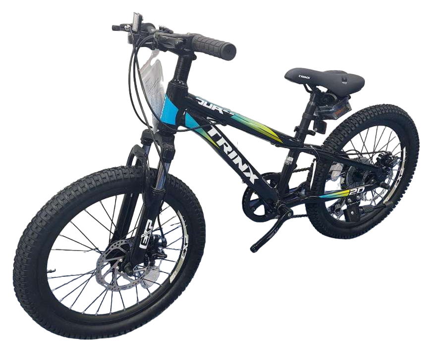 Реальное фото Велосипед TRINX Junior 3.0 20" черный/белый/синий от магазина СпортЕВ