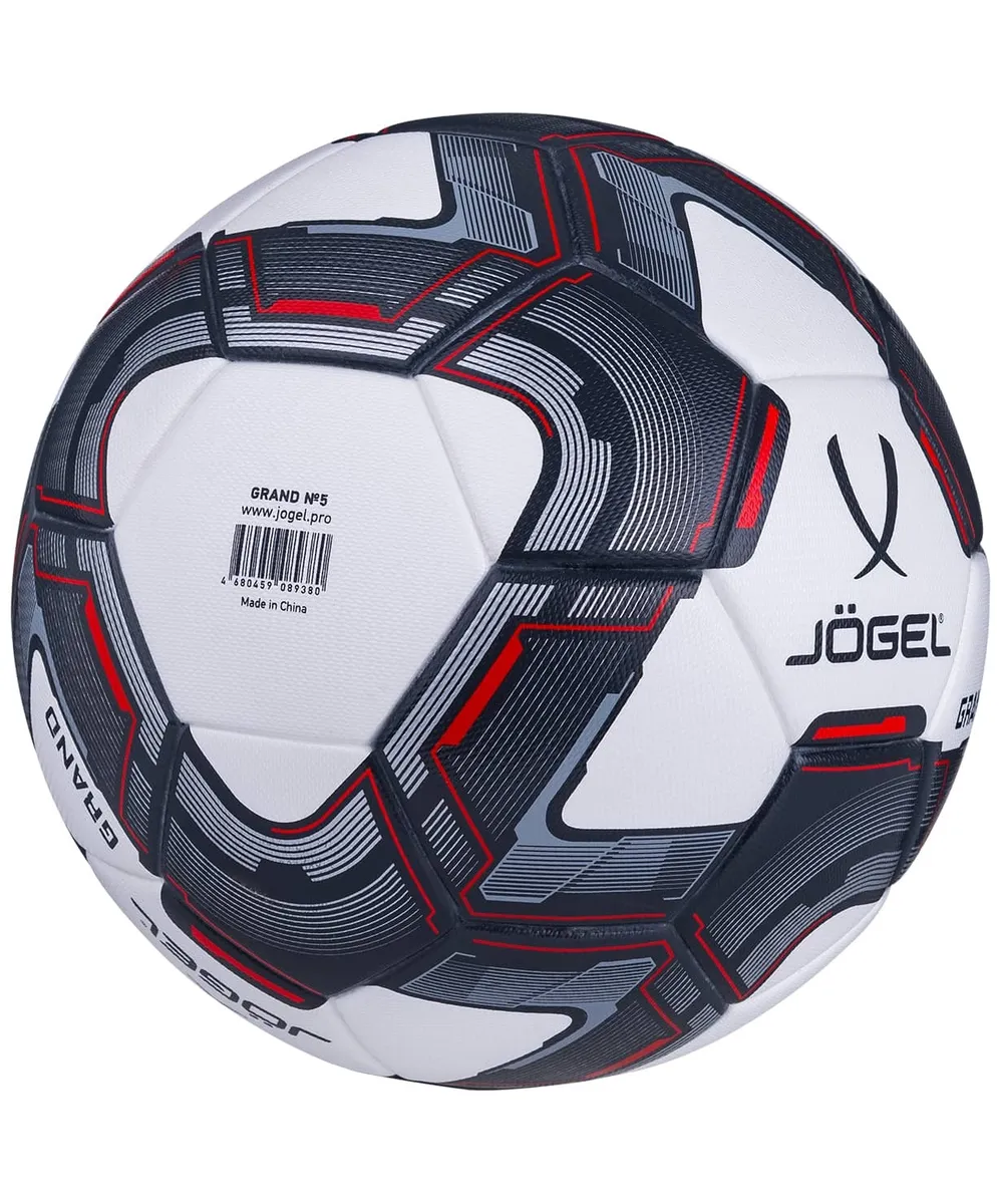 Реальное фото Мяч футбольный Jogel Grand №5 белый (BC20) 16943 от магазина СпортЕВ